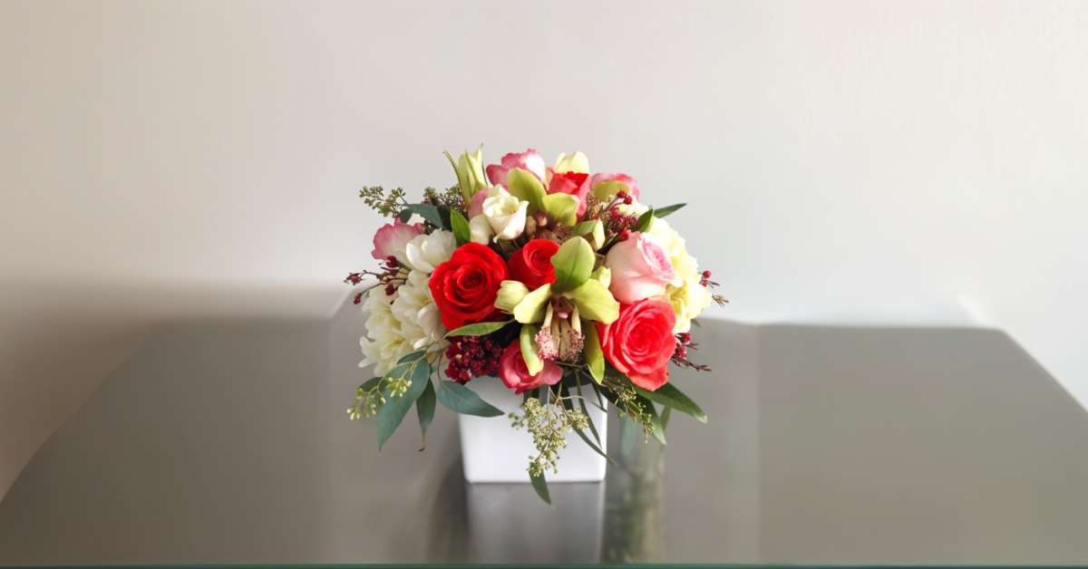 Thank You with Flowers